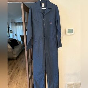 Nwot Navy Blue work Coveralls
*never used